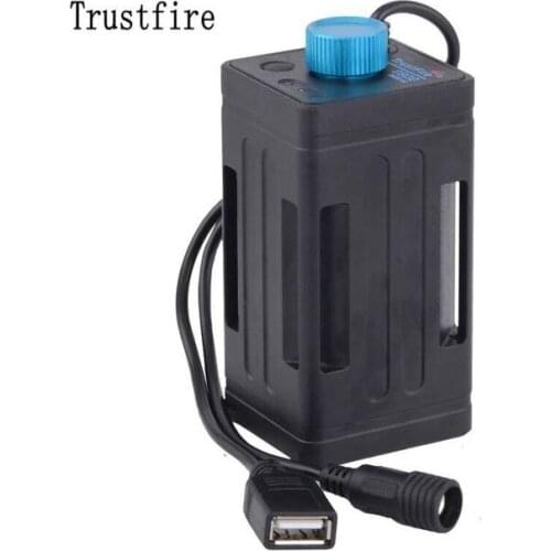 Waterproof 8.4V 18650 Batteries Power Bank Case Box TrustFire Battery Case Box For Bicycle Light USB Port Charging Mobile Phone
