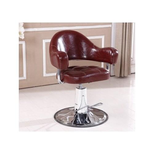 Upscale hairdressing chair adjustable pedal barber chair special hair salon chair lift
