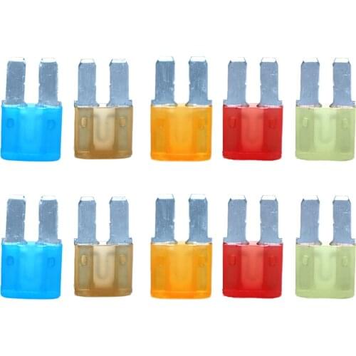 10 Pieces Micro2 ATR Car Automotive Fuses Assorted 5A 7.5A 10A 15A 20A