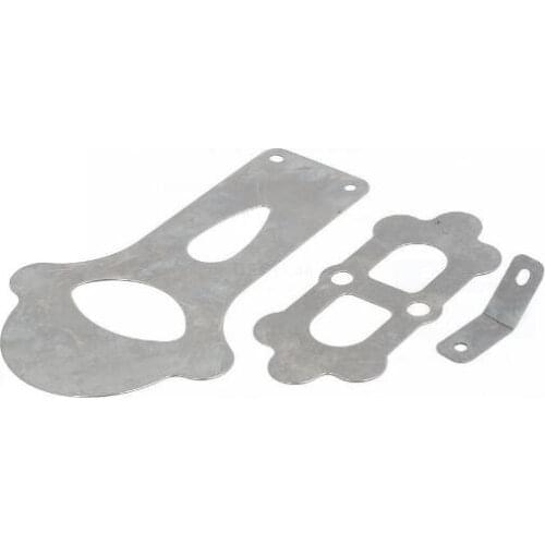 114mm Length Cast Steel Air Compressor Valve Plate Fitting Set 3 in 1