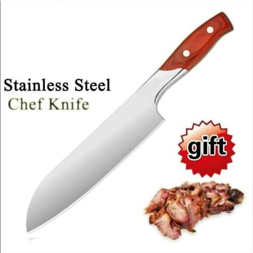 6.5 Inch Japanese Cuisine Chefs Knife Color Wooden Handle Stainless Steel Multi-purpose Knife Sashimi Sashimi Slice Fruit Knife