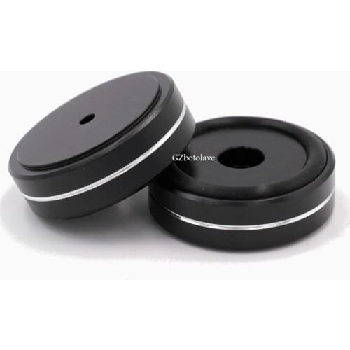 4PCS 49*15 Classic silver/black/gold aluminum Audio amplifier Speaker damping pads Computer machine feet Free ship