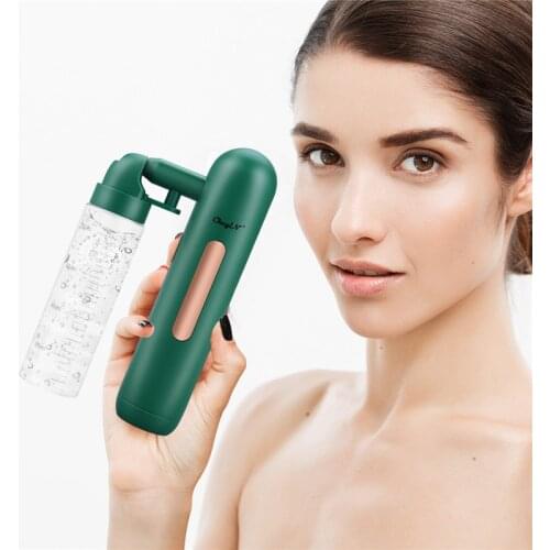 Ckeyin Airbrush Sprayer Professional Facial Hydrating Skin Care Moisturizing Steamer Nano Oxygen Injection Pore Cleaner Face Spa