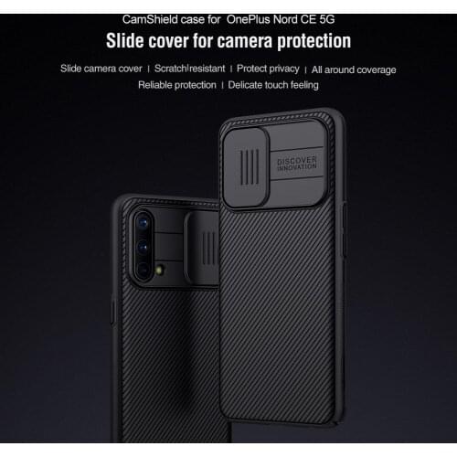 For OnePlus Nord CE 5G Case Camera Protection Case Slide Privacy Back Cover for One Plus Nord CE NILLKIN CamShield Case