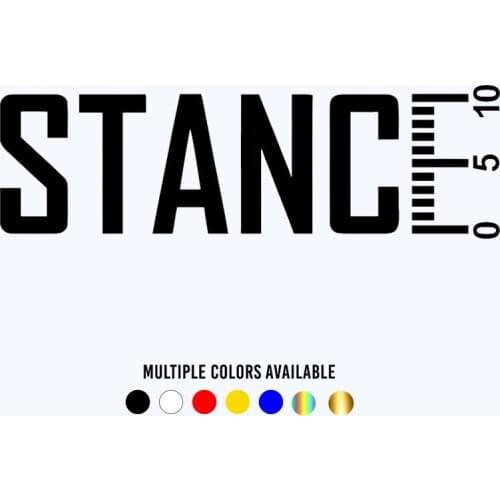 CK2577#10*30cm Stance funny car sticker vinyl decal silver/black car auto stickers for car bumper window car decorations