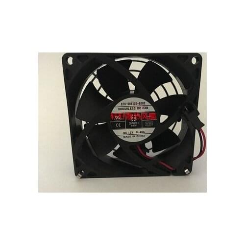 DWPH EFC-08E12D-E002 DC 12V 0.4A 80x80x25mm 2-wire Server Cooling Fan