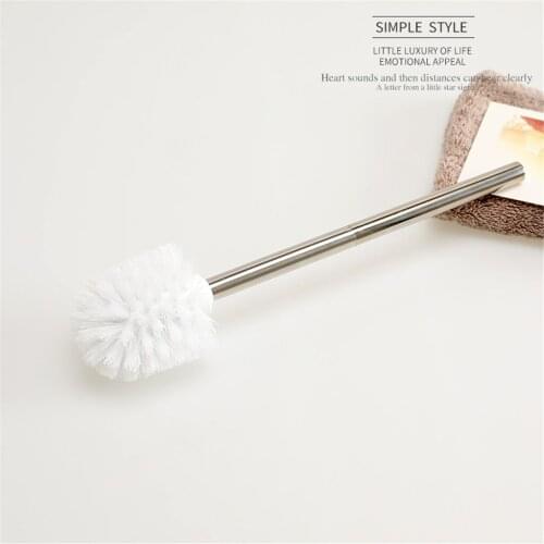 European Bathroom Toilet Cleaning Brush Soft Bristles for Toilet Cleaning with Handle Base