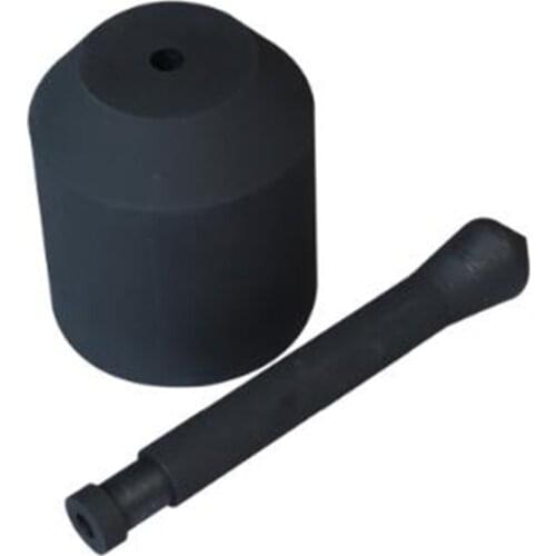 Good quality K3 yihui graphite mold graphite crucible casting crucible and stopper for Yasui casting machine