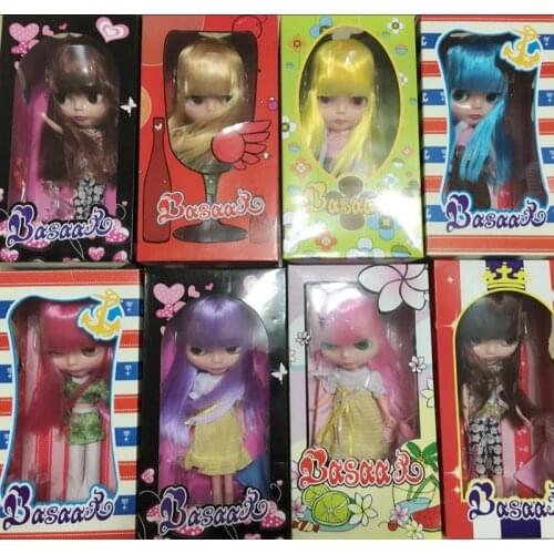 Free Shipping Top discount Basaak plastic doll with box DIY icy Blyth Doll Cheapest limited gift special price cheap offer toy