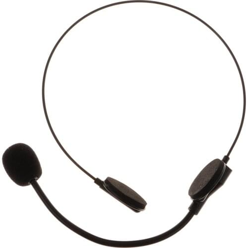 Novelty Black Mic Microphone Headset Toy Halloween Party Fancy Dress Prop Fantastic Costume Accessory for Party Favor Party Down