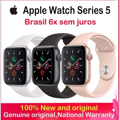 New Original Apple Watch Series 5 GPS + Cellular iWatch 5 40MM/44MM Aluminum Case Sport Band Remote Heart Rate Smartwatch