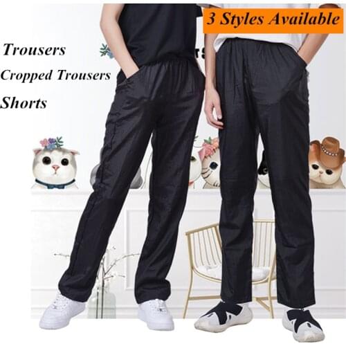 Pet Shop Groomer Work Clothes Trousers / Cropped Pants / Shorts Anti-static Waterproof Breathable Dog Cat Hairdressing G0201
