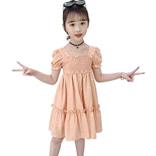 Dress For Girls Floral Pattern Dresses For Girl Spring Autumn Dress For Kids Casual Style Girls Clothes 6 8 10 12 14