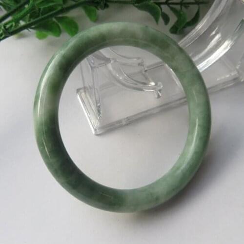 Drop Shipping Wholesale Natural Stone Round bar Jade Bangles Jewelry Lucky Auspicious Safety Amulet Jade Bangles Fine Jewelry
