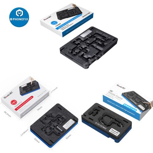 QianLi Middle Frame Reballing Platform Multifunctional BGA Reballing Stencil Motherboard Test Fixture For iPhone X-12 Pro Max