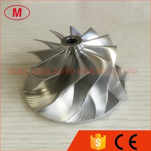 TD05H 20G reverse 52.56/68.01mm 11+0 blades 49179-43400 high performance Turbo Billet/milling/aluminum 2618 compressor wheel