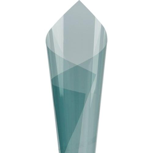 Car Window Tint SUNICE 50*800cm Light Blue Car Home Window Tint Films VLT 75% IR 95% Ceramic Film Window Sun Shade Solar Sticker