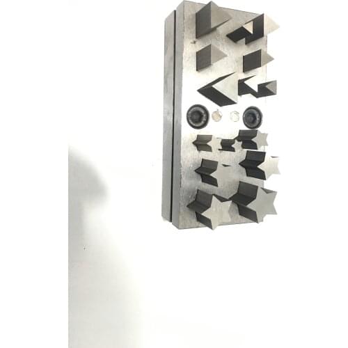 A star triangle Cutter cavity Punch Set Tool Metal Cutting punched hole piercing Jewelry tools for Jeweler eyelet work