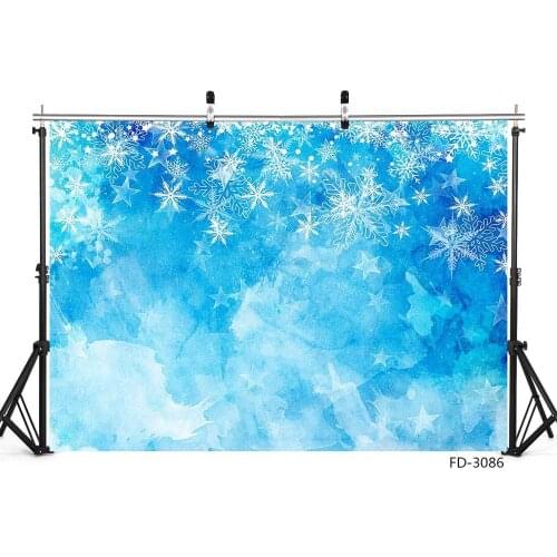 Christmas Day Theme Snowflake Vinyl Photography Background Decor Children Newborn Baby Kid Party Backdrop For Photo Studio Props