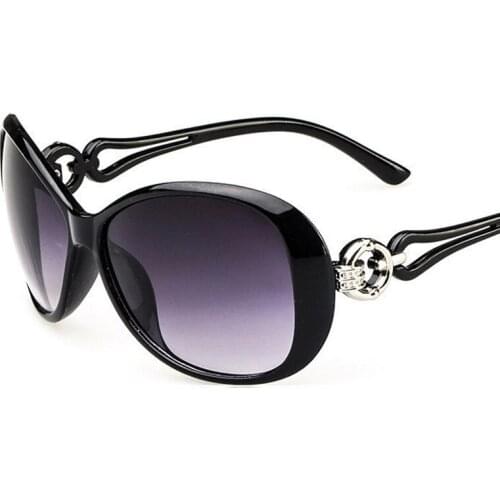 Fashion Classic Round Sunglasses UV400 PC Frame Classic Design Women Plastic Sun Glasses