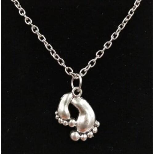 1Pcs Cowboy boots cowboy hat footprints Dangle Pendant Necklace Lucky Jewelry Gift New