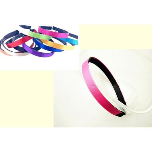 30pcs 15mm grosgrain Ribbon Lined plastic Black /white Headband with Teeth Headwear Headdress