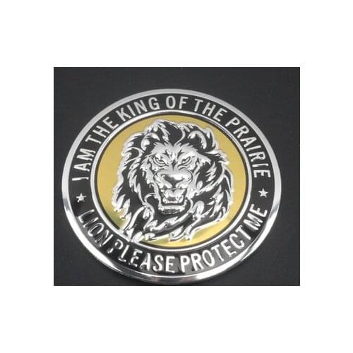 4pcs 56mm The Lion Auto Wheel Center Hub Cap Badge Emblem Decal Sticker Car Accessories