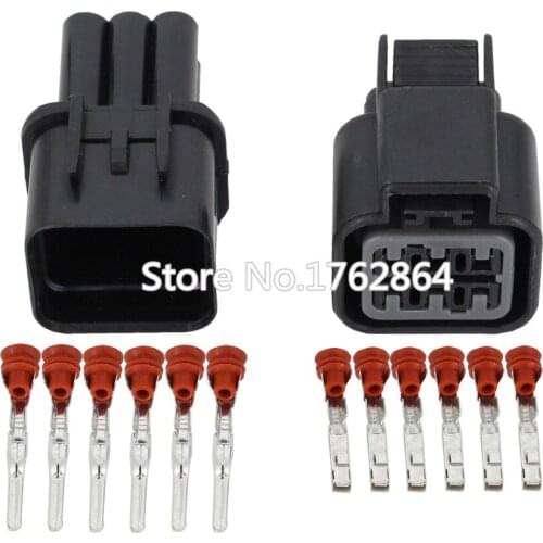 6 Pin Male Automotive Waterproof Plastic Electronic Housing Connector Plug DJ70610Y-2.2-11/21