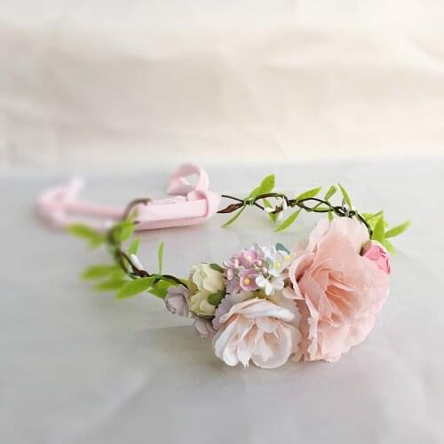 Free Shipping Blush Pink Flower Crown