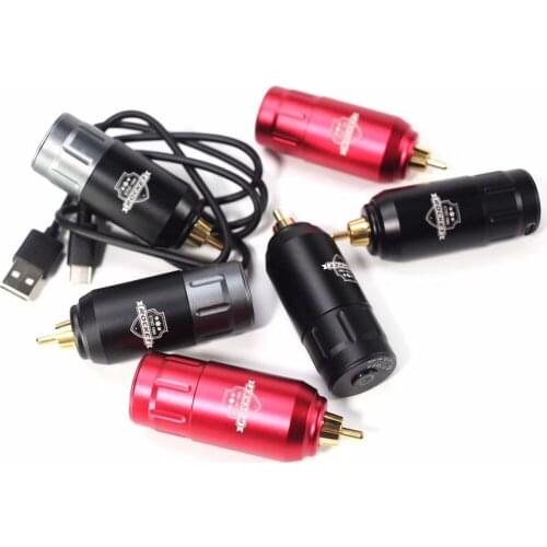 RCA tattoo Wireless power supply Mini tattoo battery Connector FOR rotary tattoo pen machine pmu tool