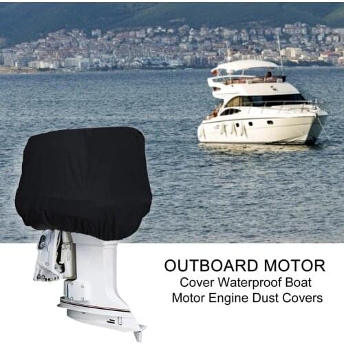 Outboard Motor Cover Waterproof Boat Motor Engine Dust Covers Waterproof Anti-scratch Heavy Duty Outboard Engine Protector