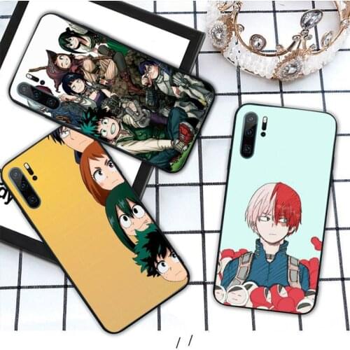 My Hero Academia Phone Case For Huawei honor Mate P 10 20 30 40 i 9 8 pro x Lite smart 2019 nova 5t Anti-fall coque shell
