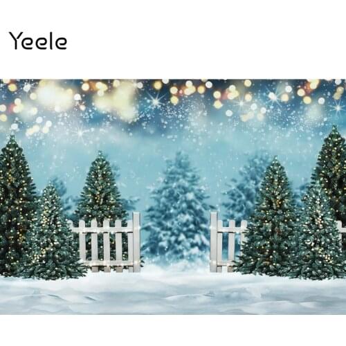 Yeele Photocall Christmas Backdrop Snow Night Glitter Dots Baby Portrait Background Props Children Photography For Photo Studio
