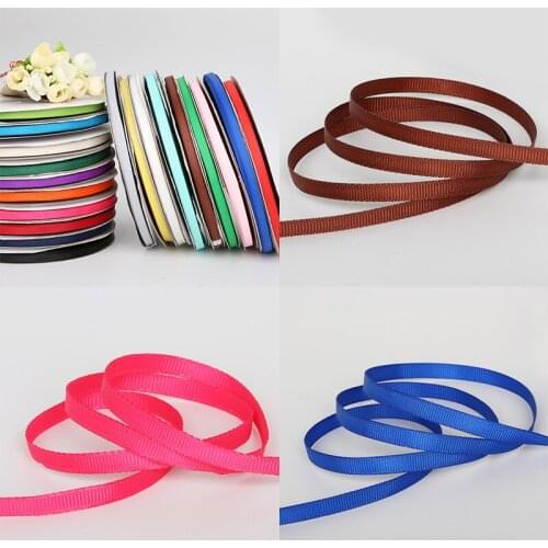 100 Yards/Roll Hot Sale Multi Colors Width Grosgrain Ribbons For Wedding Party Decoration DIY Gift Wrapping Scrapbooking Craft
