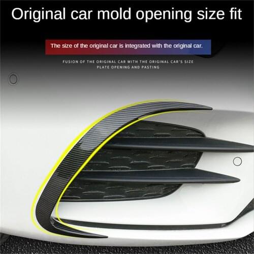 Suitable for Mercedes-Benz front bumper blade A180l front fog lamp A200L front face wind knife modification AMG kit exterior