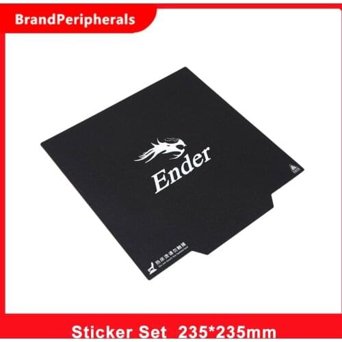 Creality 3D Ender-3 Magnetic Build Surface Plate Sticker Pads Ultra-Flexible Removable 3D Printer Heated Bed Cover 235*235mm