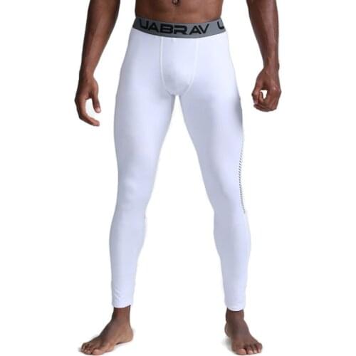 Men Compression Pants Breathable Quick Dry Elastic Running Tights Mens Leggings Gym Fitness Basketball Sports Pants