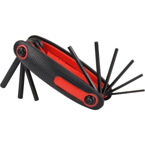 WEEKS Folding Allen Key Hand Tools Multifunctional Hex Key Torque Wrench Bicycle Repair Portable Pocket Tool