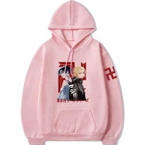 2021 New HOT Tokyo Revengers Vintage Plus Size Hoodies Halloween Graphic Pullover Sweatshirts Female Long Sleeve Tops