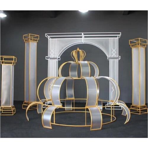 New wedding props iron art film Roman arch wedding background decoration road lead mall beauty Chen furnishings