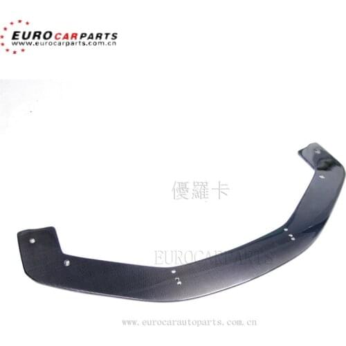 R8 front lip carbon fiber fit for AD R8 to R8 LB style carbon fiber R8 front lip add on the front bumper directly with screws