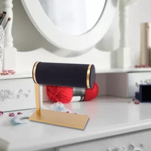 Watch Display Stand Jewelry Bracelet Organizer Microfiber Metal Bracelet Chain Storage Rack Holder Home Decoration