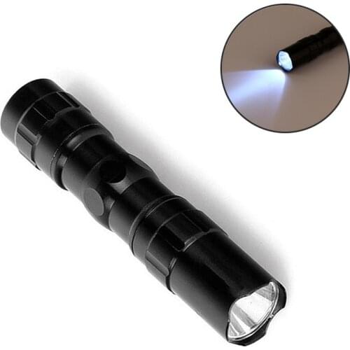 Portable Mini Led Flashlight Waterproof Torch Battery Power Outdoors Hiking Camping Lamp Flashlights Pocket Night Lights