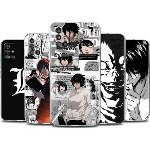 Anime Death Note Ryuk Transparent Case For Samsung Galaxy A51 A71 A21s A31 A12 A32 5G A21 EU A52 4G A41 A11 A22 TPU Phone Cover