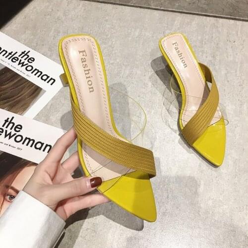 Sexy Queen Gladiator Sandals knit Women Jelly Transparent PVC Sandals Pointed Toe High Heels Party Cross Women Sandals
