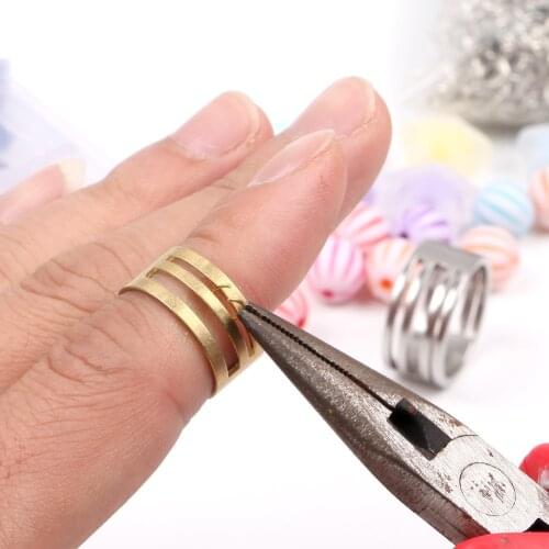 Silver Stainless Steel Copper Material Jump Open Ring Tools For Jewelry Making DIY Craft Circle Bead Pliers Opening Tools