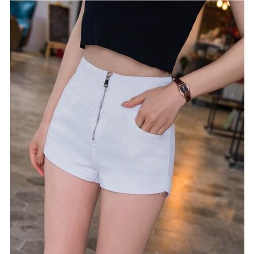 2021 Summer New design womens fashion high waist zipper patchwork casual shorts plus size SMLXLXXL