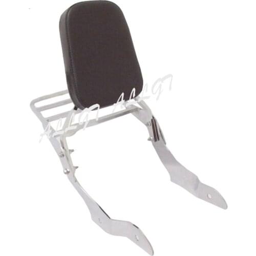 ALLGT For Honda Shadow VT750 C2 RC44 / VT400 1997 1998 1999 2000 2001 2002 2003 Sissy Bar Backrest Back Restset