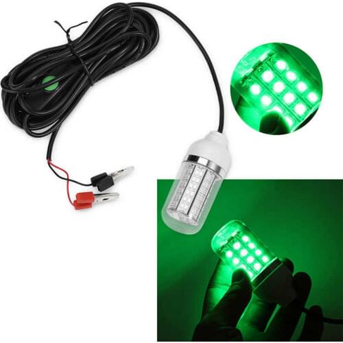 Fishing bait LED Night Fishing Light Underwater Submersible Marine Boat Green Lamp Fishing Accessory Sea Fishing Lure