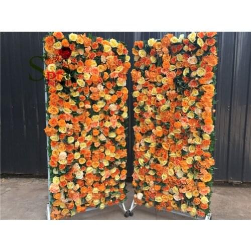 SPR 3D Artificial rose peony purple flower wall wedding backdrop party events artificial flower arrangements